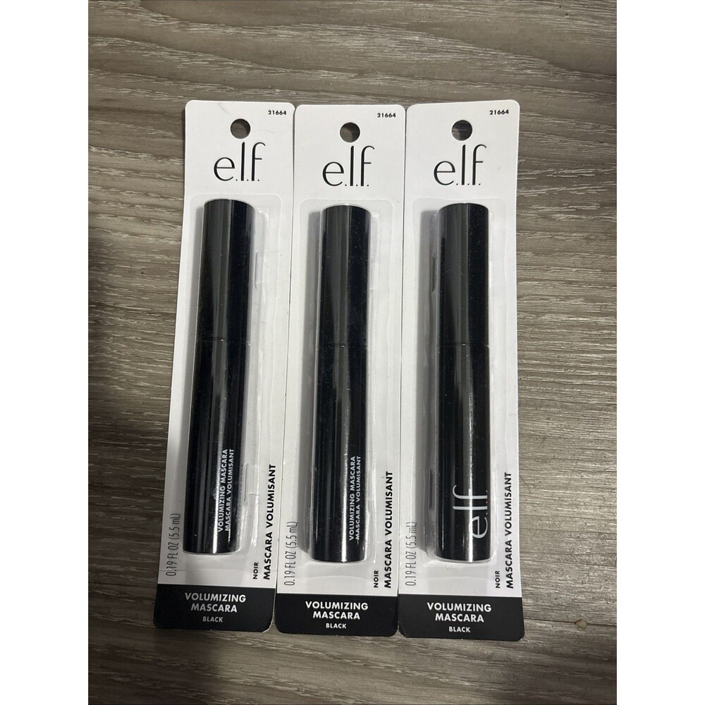 3 Pack - e.l.f. Volumizing Mascara, Mascara For Fuller, Thicker-Looking Lashes